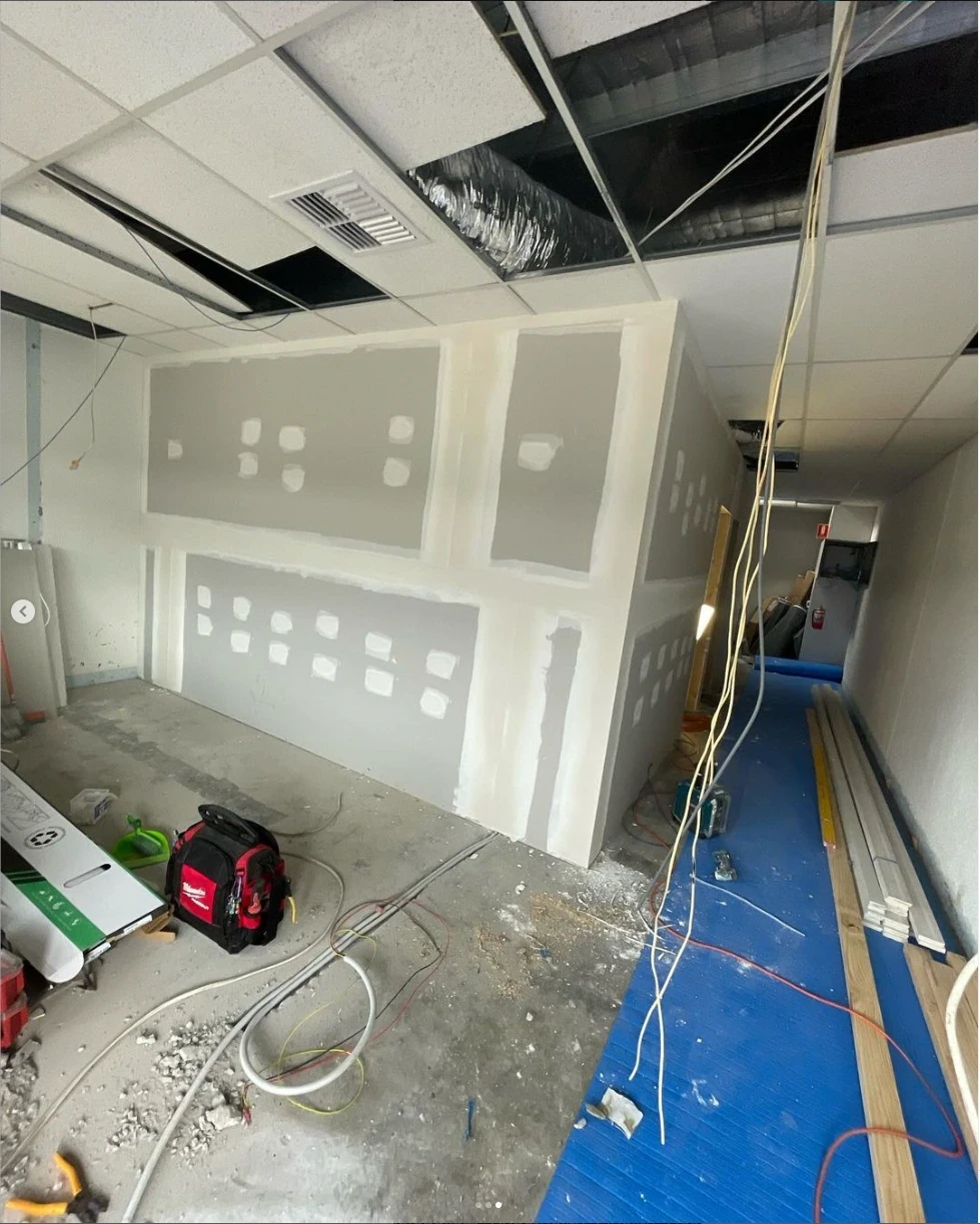 hair dresser electrical fit-out